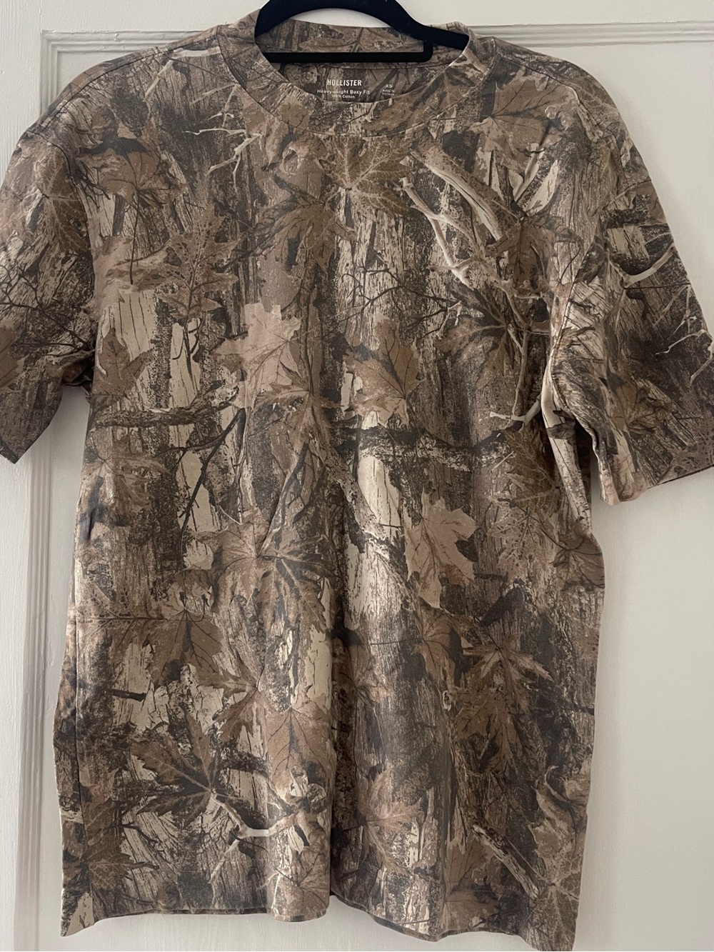 Hollister Realtree Camo HEAVYWEIGHT Short Sleeve Tee - Brown/Tan/Green